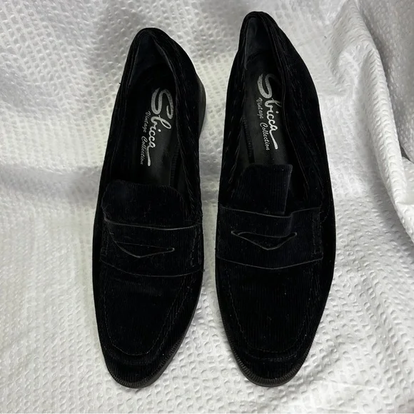 Sbicca 9 Women’s Corduroy Black Loafers EUC - Picture 3 of 8